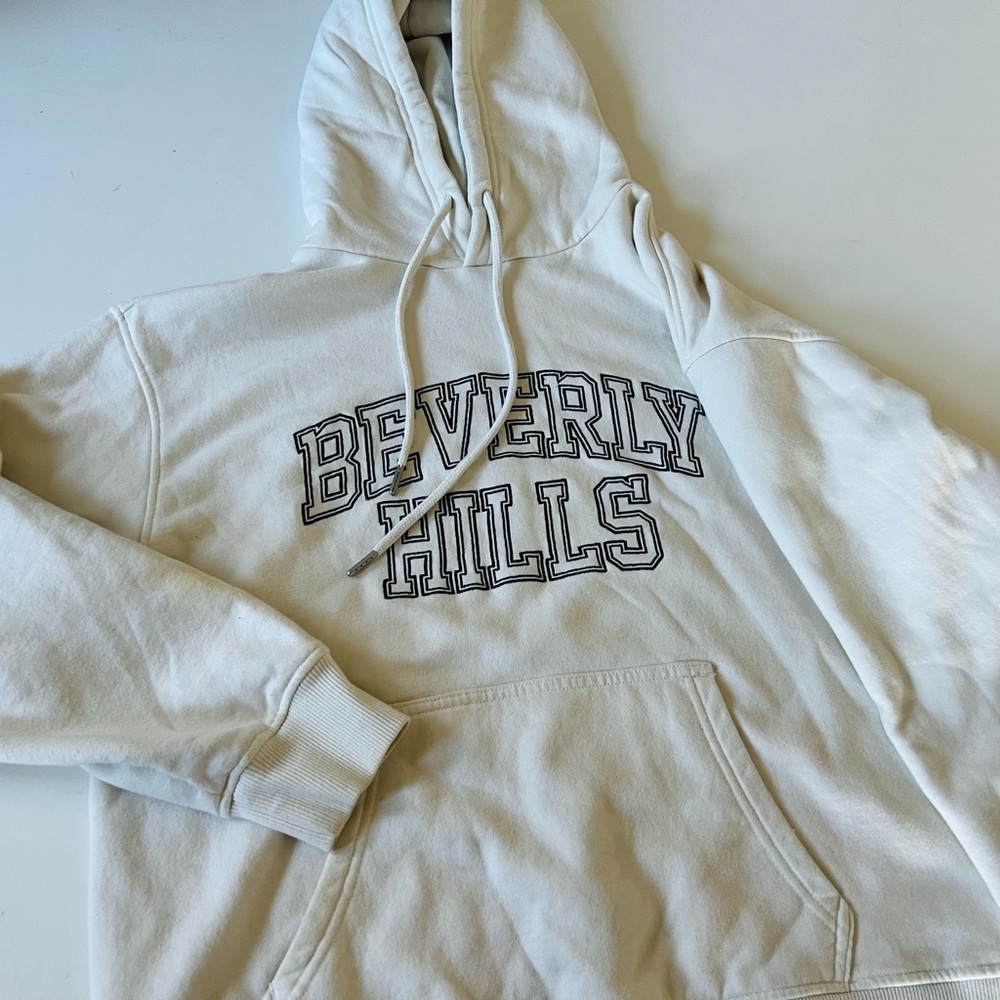 Garage Cream Hoodie Jacket Beverly Hills